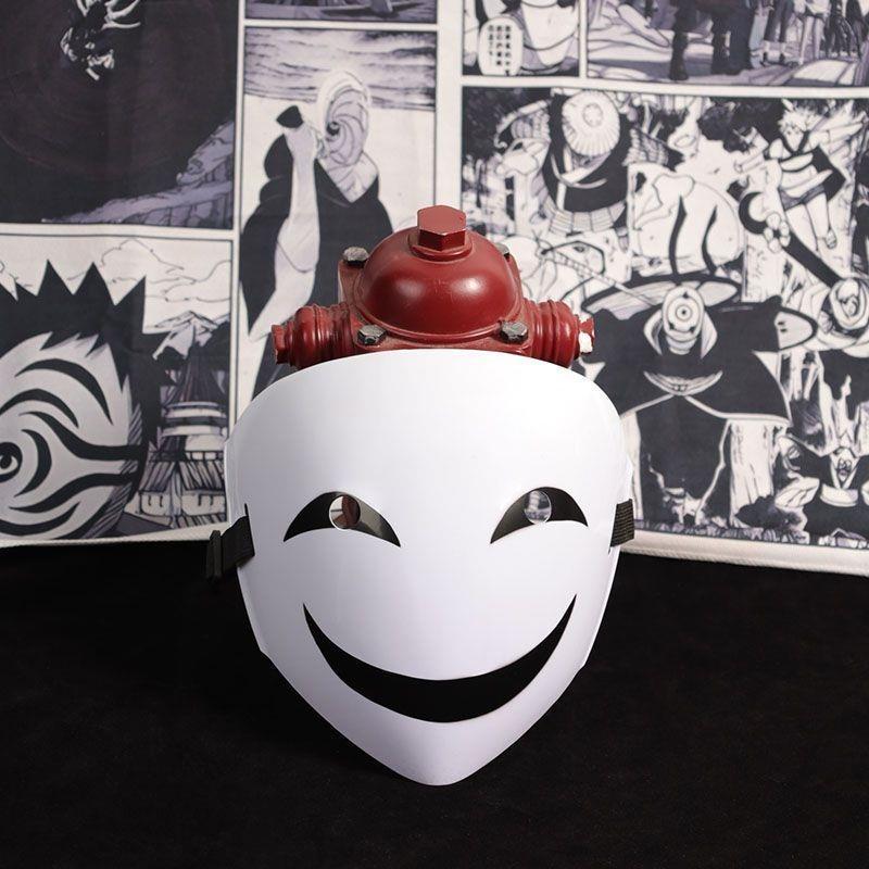 Cold Light Dark Leeches Shadow Shadow Mask Smiley Joker Halloween Spoof Mask#冷光漆黑的蛭子影胤面具笑脸小丑万圣节恶搞面罩