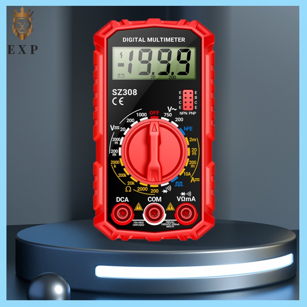 [explosion1.th] เครื่องวัดความต้านทานแรงดันไฟฟ้า 1999 นับมัลติมิเตอร์แบบดิจิตอลเครื่องตรวจจับกระแสไฟ