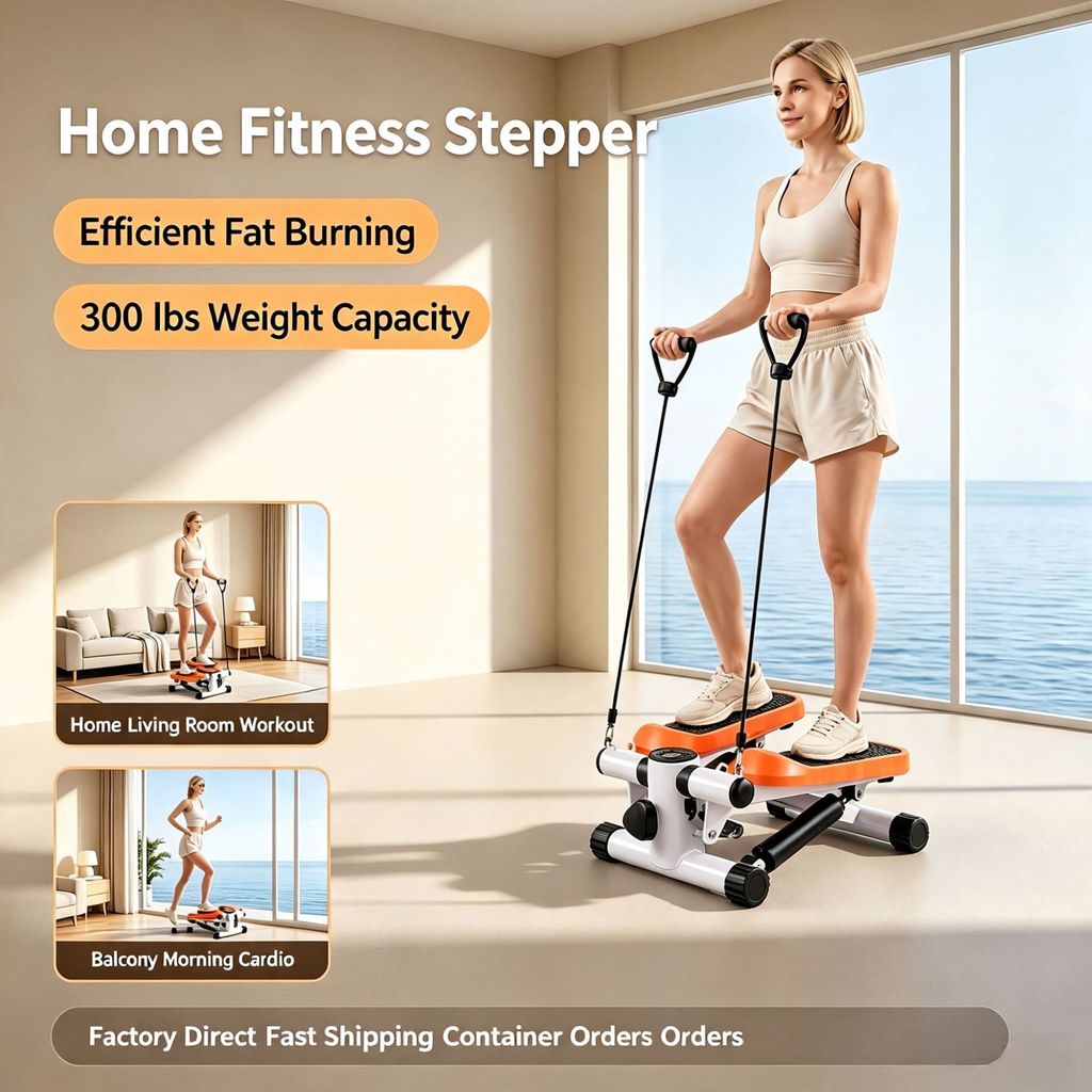 Stepper Silent Home Fitness Mountaineering Handy Tool การฝึกมัลติฟังก์ชั่นการออกกําลังกายกีฬาในร่มเท