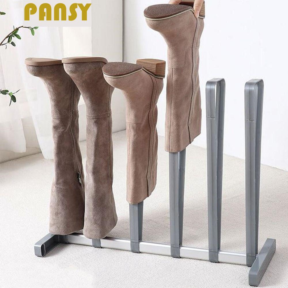 PANSY ชั้นวางรองเท้า Creative Entryway Storage Organizer อลูมิเนียมประหยัดพื้นที่ชั้นวาง