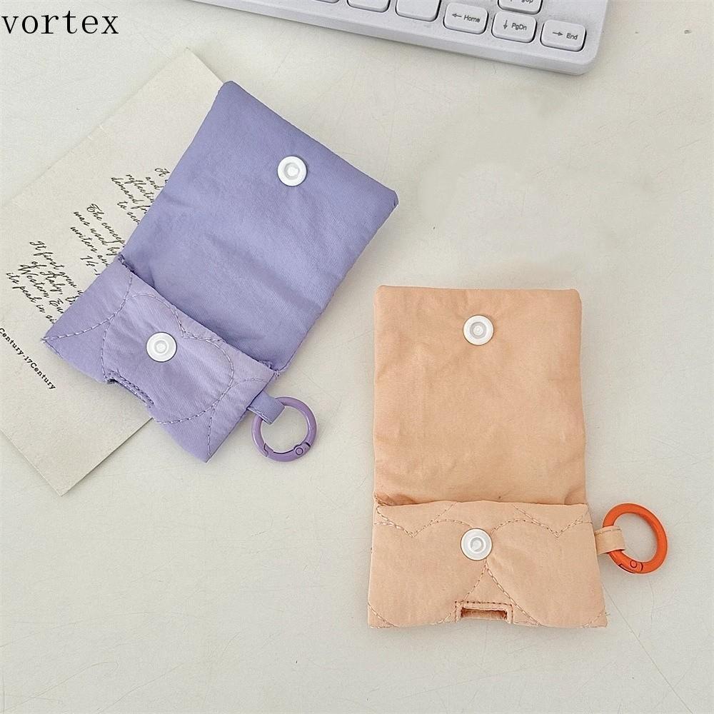 VORTEXG Heart Headphone Bag, Soft Balletcore Headphone Storage Bag, Cute Korean Style Candy Color Bl