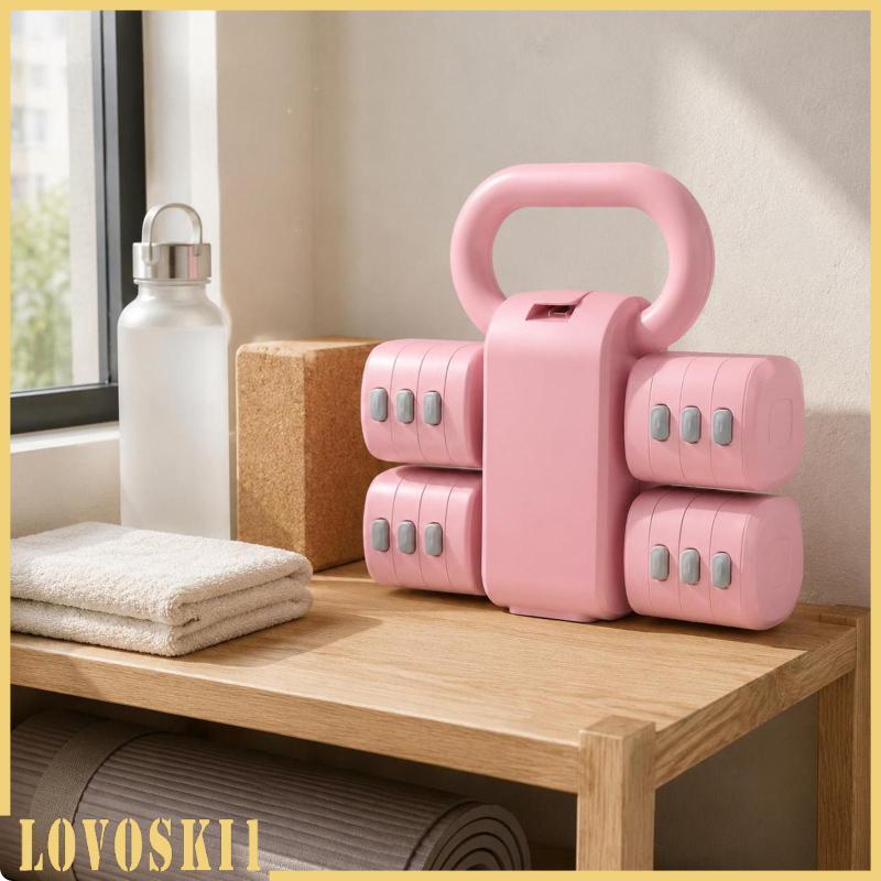 [Lovoski1] Dumbbell Barbell Kettlebell Set Easy Convertible Disassembling Weight Set Adjustable Kett