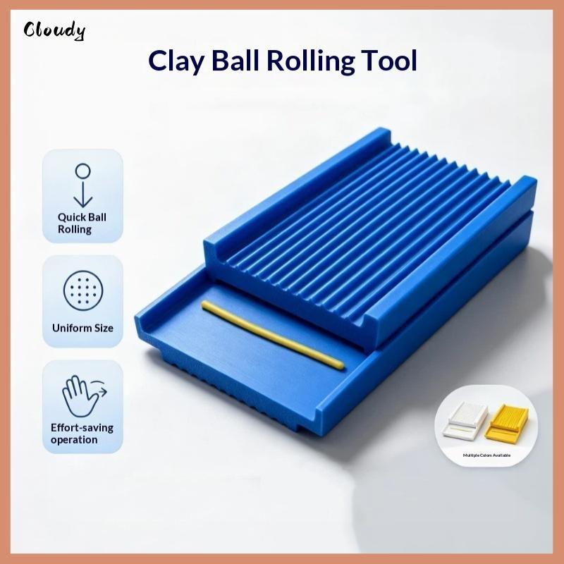 [Cloudy] Mini Clay Craft Shaping Tool 2/3 มม.แถบถูนุ่ม Ball Mould สําหรับ Handmade Clay พวงกุญแจจี้ 