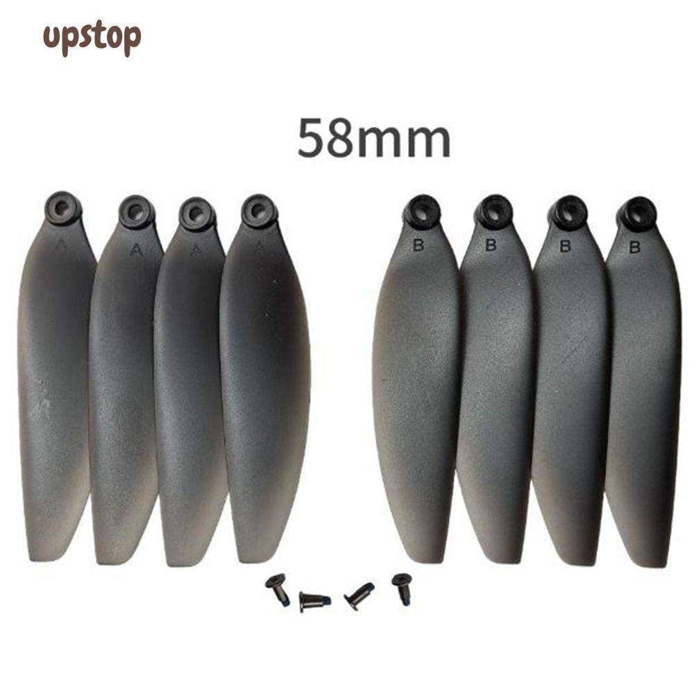 UPSTOTO รีโมทคอนโทรล Drone อะไหล่,พลาสติกสีดําพับใบพัด, Universal 58 มม./66 มม.Quadcopterอะไหล่สําหร