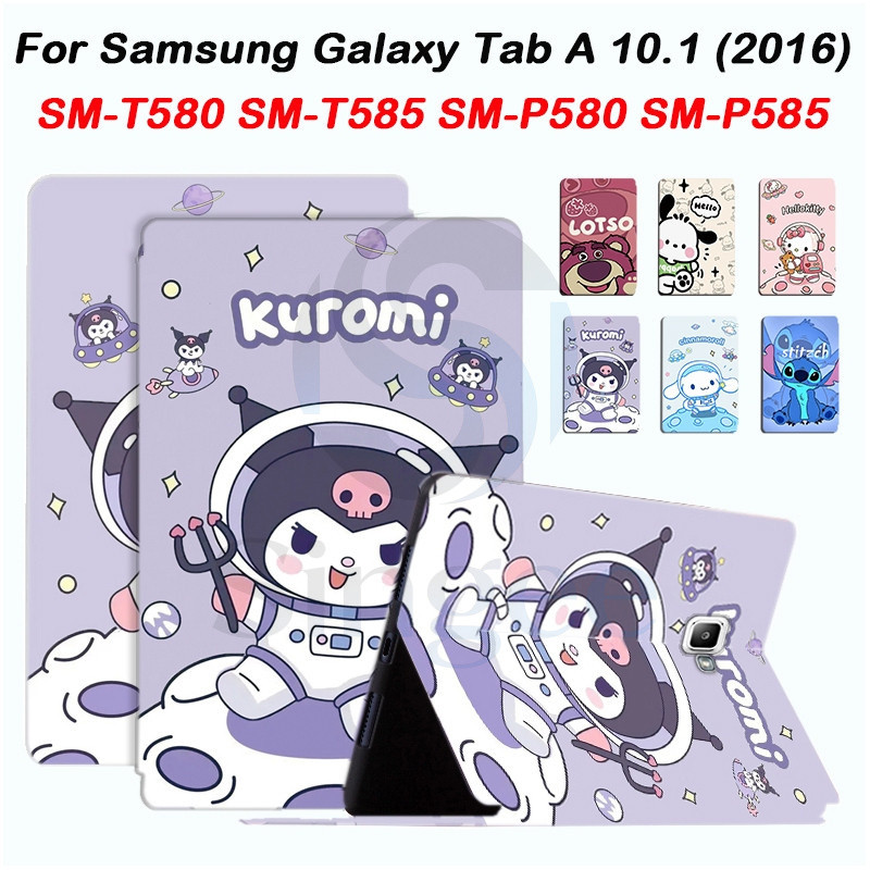 Singee สําหรับ Galaxy Tab A 10.1 นิ้ว 2016 S-Pen SM-P585Y P580 P585 T580 T585 น่ารักการ์ตูนปกหนังกรณ