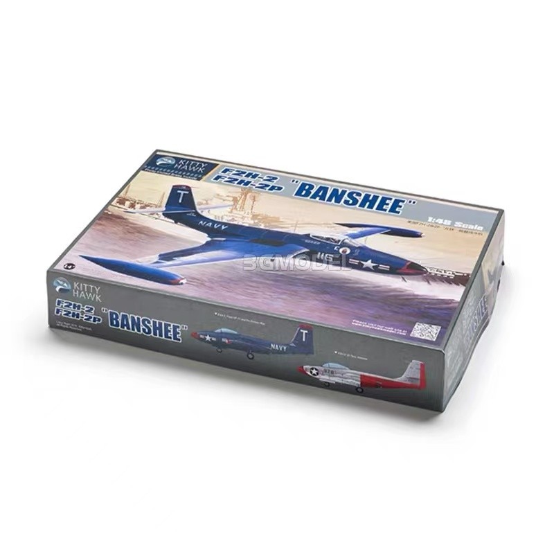 Kitty Hawk 80131 1/48 F2H-2/F2H-2P Banshee Assembly รุ่น ใหม่
