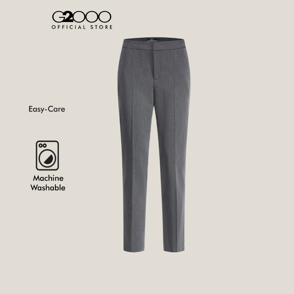 G2000 กางเกงสูทสำหรับผู้หญิง Cigarette Shape ทรง Cigarette Shape รุ่น 5625212696 สีเทา