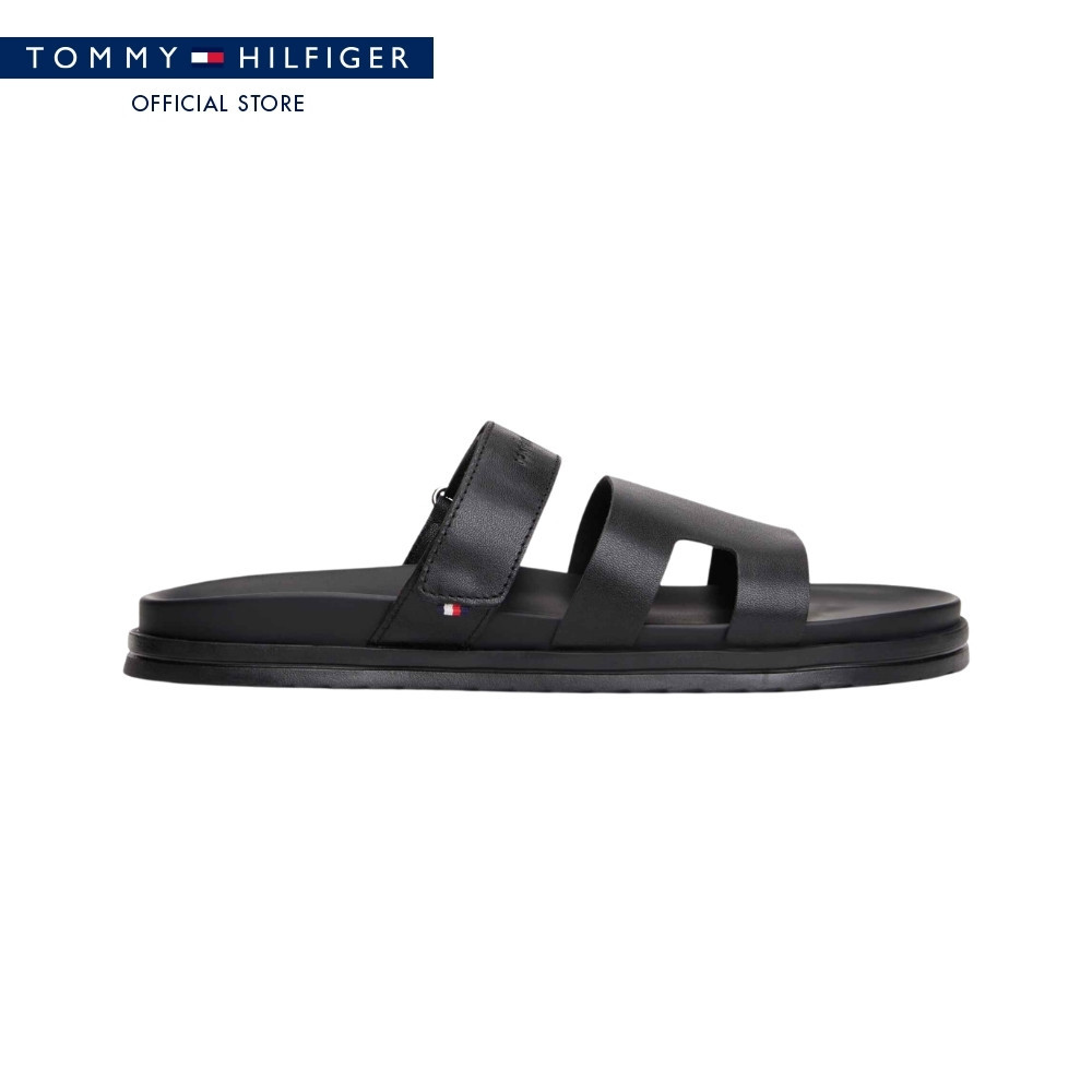 Tommy Hilfiger รองเท้าแตะ ผู้ชาย รุ่น FM0FM05773 BDS - สีดำ