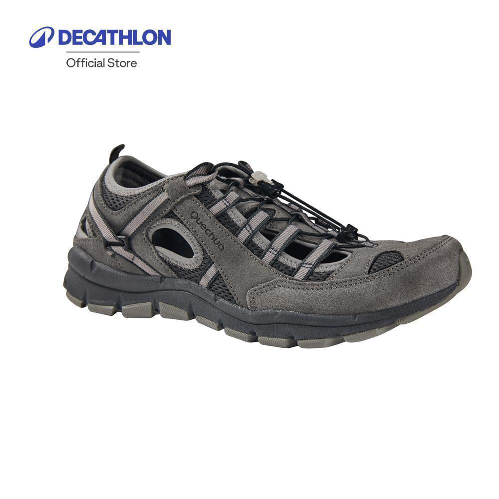 Decathlon Men’S Hiking Shandal รองเท้ารัดส้นสำหรับผู้ชายใส่เดินป่ารุ่น Nh500 Fresh - Grey