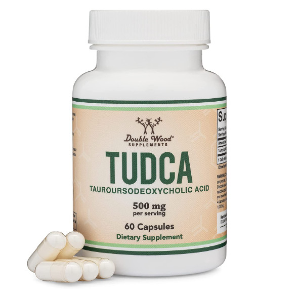 Double Wood TUDCA 60 แคปซูล: TUDCA Taroursodeoxycolic Acid 500mg แคปซูล ผลิตภัณฑ์เสริมอาหารที่รองรับ