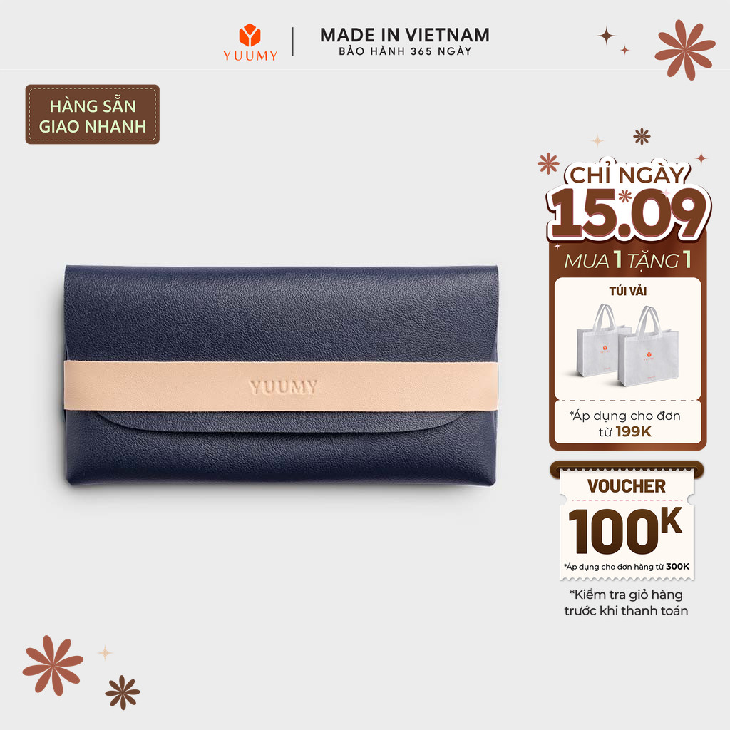 Yumy Wallet (แฟชั่นสตรี ใส่แว่นสะดวก - กระเป๋าสตางค์หนัง Ripple YV121)
