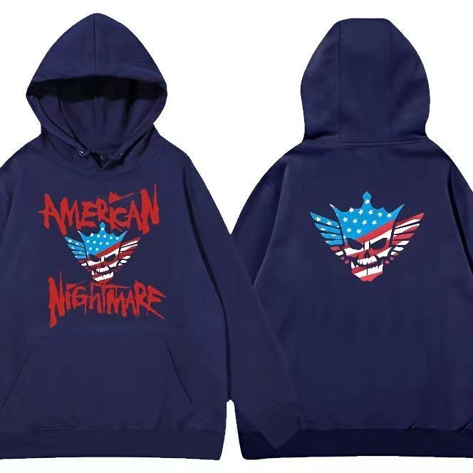 ฮู้ดีไซต์ใหม่ Cody Rhodes WWE ทำจากคอotton พร้อมพิมพ์ลาย trendy