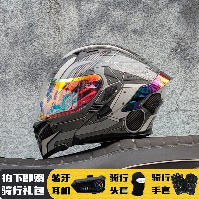 [ ส่วนลด][12 llion People Collection แบรนด์นี้] Orz หมวกกันน็อคมอเตอร์ไซค์เปิดเผยหมวกกันน็อคบลูทูธผู