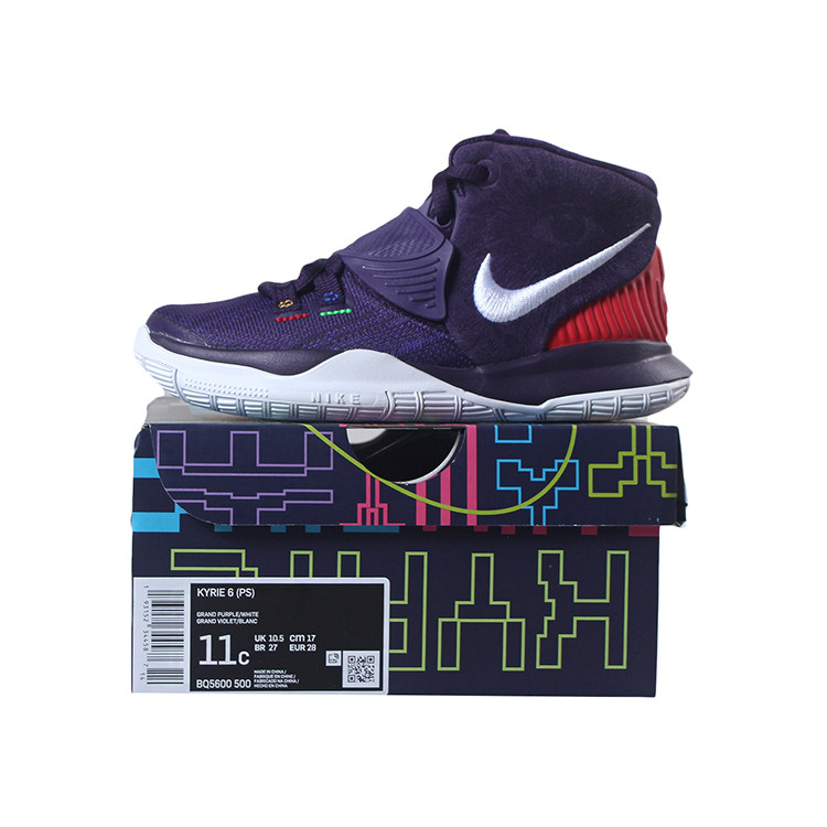รองเท้าNike Kyrie 6 สีม่วง สำหรับบาสเก็ตบอล