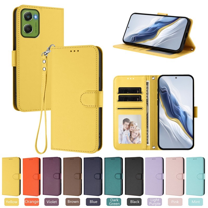 หรูหราหนังสําหรับสําหรับ Motorola Moto G06 กรณี Motorola Moto G56 G86 กรณี Moto G05 G15 G35 G55 G75 