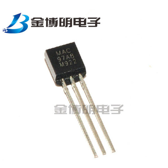 Supply ยี่ห้อใหม่ชิปขนาดใหญ่ In-Line Triode MAC97A8 97A6 TO-92 คุณภาพมั่นคง