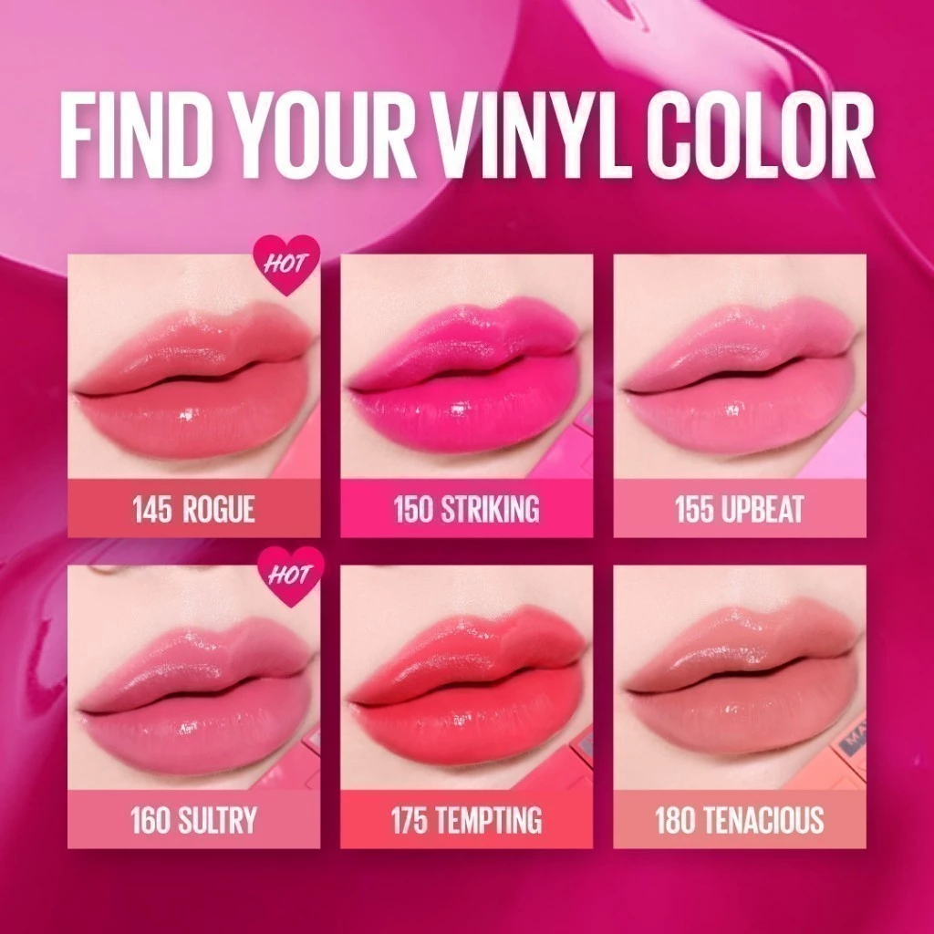 [ลิปฉ่ำวาวยอดขายล้านแท่ง*] MAYBELLINE SUPER STAY VINYL INK LIPSTICK เมย์เบลลีน ซุปเปอร์สเตย์ ไวนิลอิงค์ ลิปสติก thumbnail 4