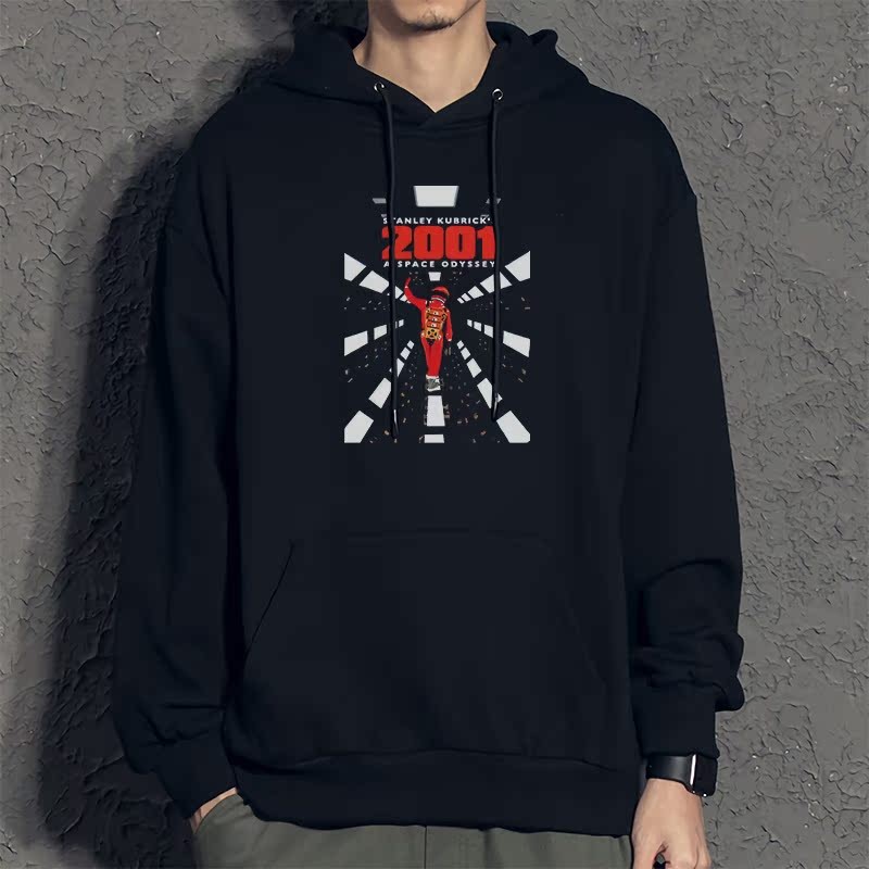 Stanley Kubrick's 2001 _space_odyssey_ Hoodie แขนยาว เหมาะสำหรับวันสบายหรือสะสมของแฟนคลับ