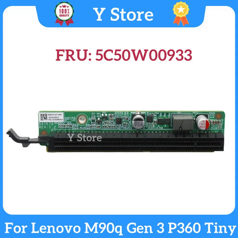 Y Store ใหม่สําหรับ Lenovo M90q Gen 3 P360 Tiny Workstation Tiny8 PCIex16 Riser การ์ด 5C50W00933 5C5