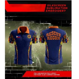 2025 เสื้อโปโลผู้ใหญ่ Recon พิมพ์ลาย 3D