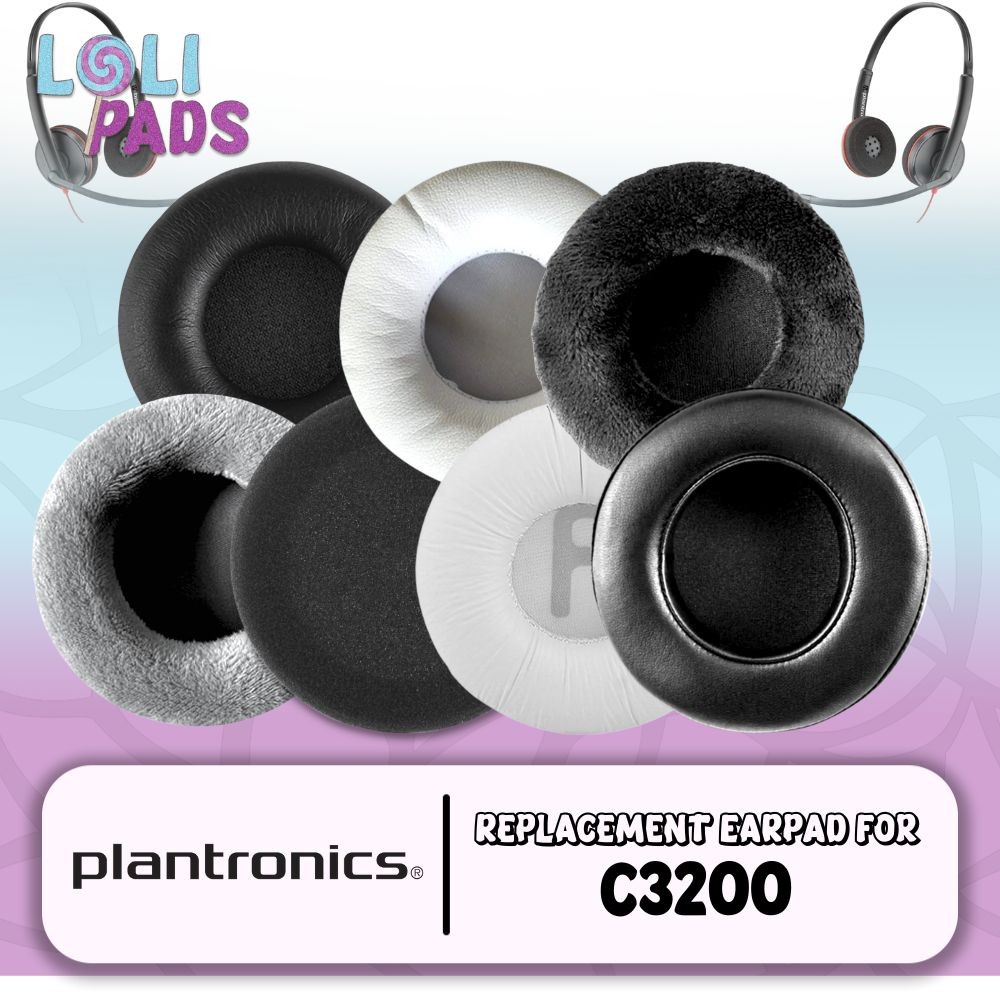 แผ่นรองหูฟังโฟม Plantronics C3200 C 3200 C-3200 แผ่นโฟม