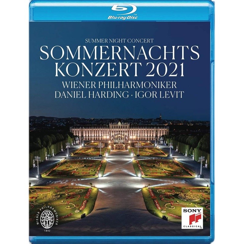 2021 Vienna Midsummer Concert Levitt/Harding/Vienna Philharmonic 25G Blu-ray