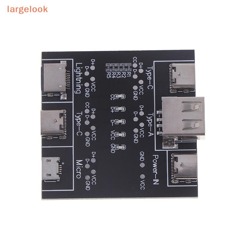 [largelook] 1PC USB Cable Data Line Test Board Cable Checker USB Cable Tester Short Circuit On-Off S
