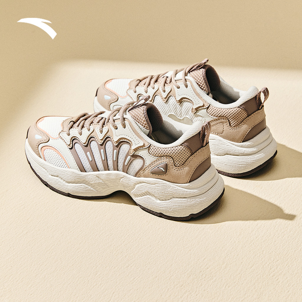 ANTA METEO 3 Women รองเท้าลำลองผู้หญิง Chunky Trendy Height-Increasing Sports Shoes 1225C8851 Official Store
