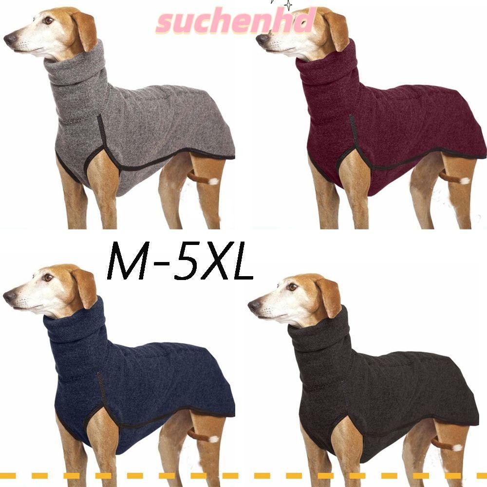 SUCHENHD สุนัขเสื้อกันหนาวคอสูงเครื่องแต่งกายฤดูหนาวเครื่องแต่งกาย Greyhound เครื่องแต่งกายแฟชั่น Pi