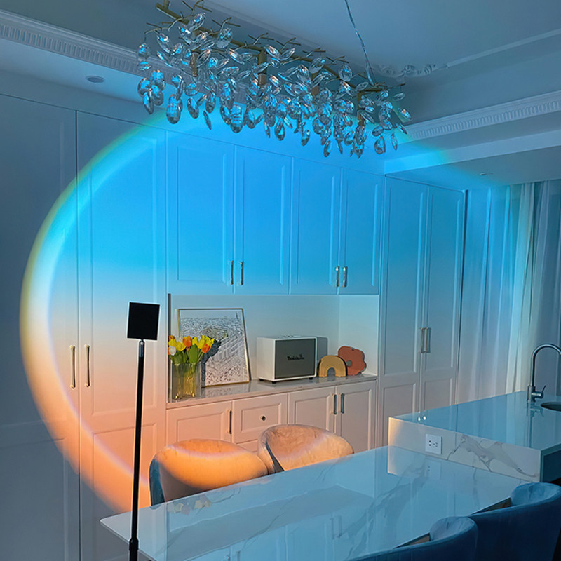 Dawn Light บรรยากาศ Sunset Light Sunset Sunset Light ห้องนอน Influencer Live Sunset โคมไฟตั้งพื้น Pr