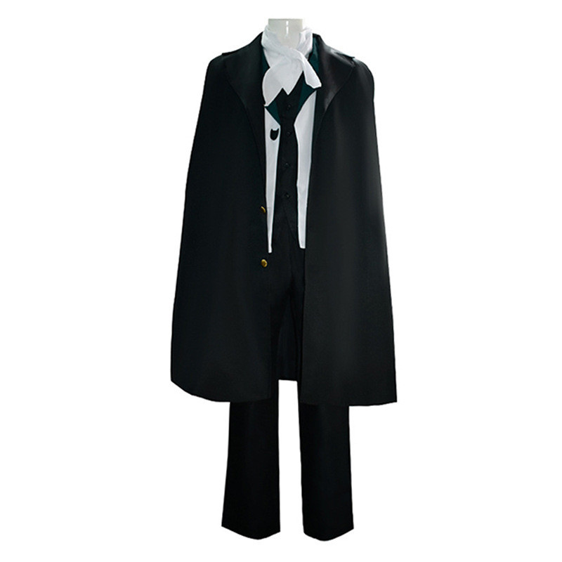Bungo Stray Dogs Cos เสื้อผ้า Edgar Allan Poe Edgar Allan Poe คอสเพลย์เครื่องแต่งกายอะนิเมะ