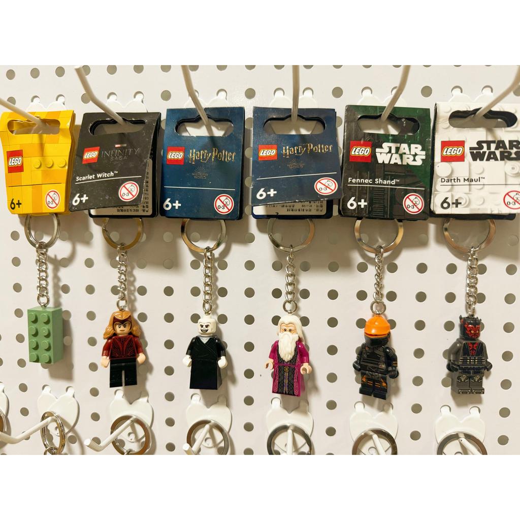 LEGO LEGO LEGO Building Block Minifigure พวงกุญแจบล็อกตัวต่อของเล่นจี้ Key Chain กระเป๋านักเรียนของข