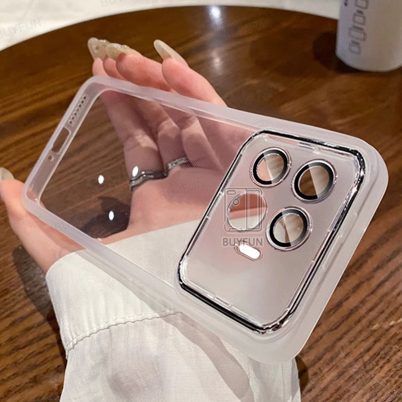 Case For Xiaomi Mi 15T Pro 6.83" 5G mi15tpro 2506BPN68G mi15t 25069PTEBG mi15 T t15pro camera Protector Lens film Translucent Shockproof Protective Shell