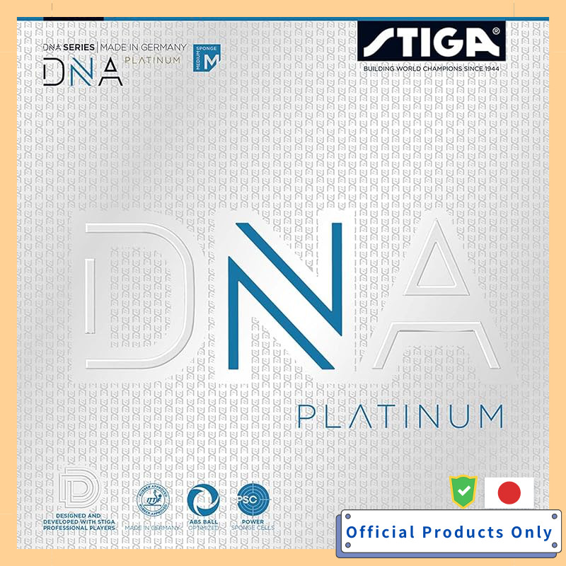 STIGA Table Tennis Rubber DNA Platinum M Black Max 1712050123