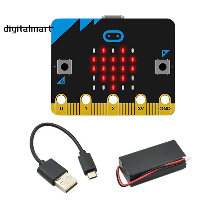 V1.5 บอร์ดพัฒนารถสมาร์ทชุด/Qtruck/Python Education Microbit หุ่นยนต์ตั้งโปรแกรมได้สําหรับ DIY