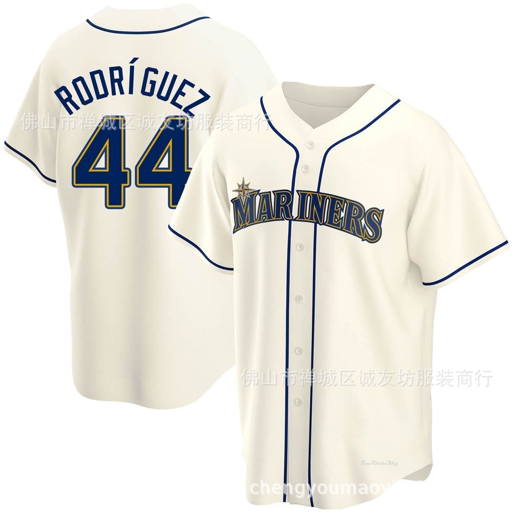 ชุดเบสบอล Rodriguez Style ขนาด 44 สี beige จาก MLB