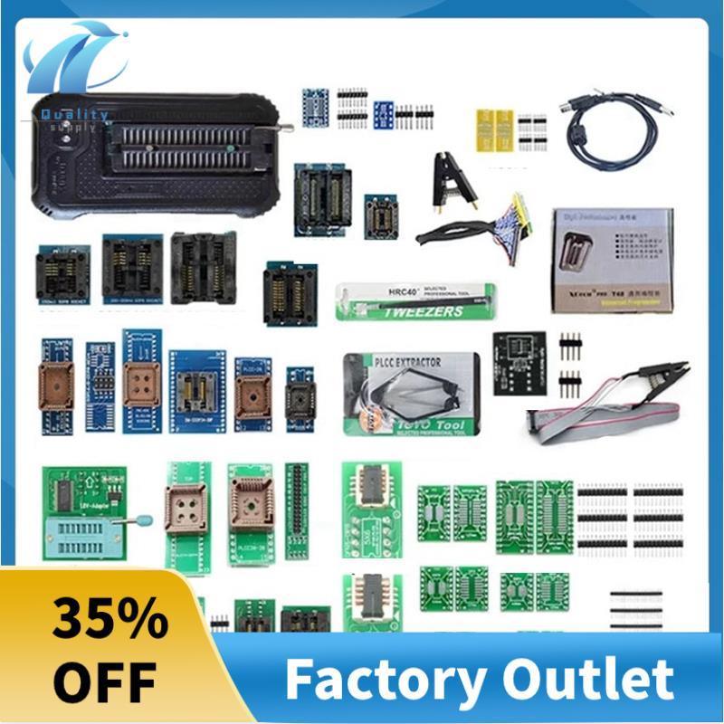 T48 TL866II USB Universal Programmer สําหรับ T48 USB Universal Programmer 42 อะแดปเตอร์สนับสนุน 7386