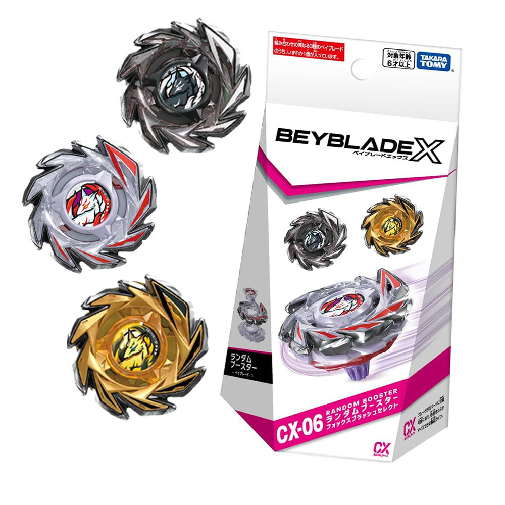 TAKARA TOMY Beyblade X CX-05 CX-06 สู้กับผู้สนับสนุนด้านบนแข่งขันของเล่นปั่นสำหรับผู้ ที่ชื่นชอบ