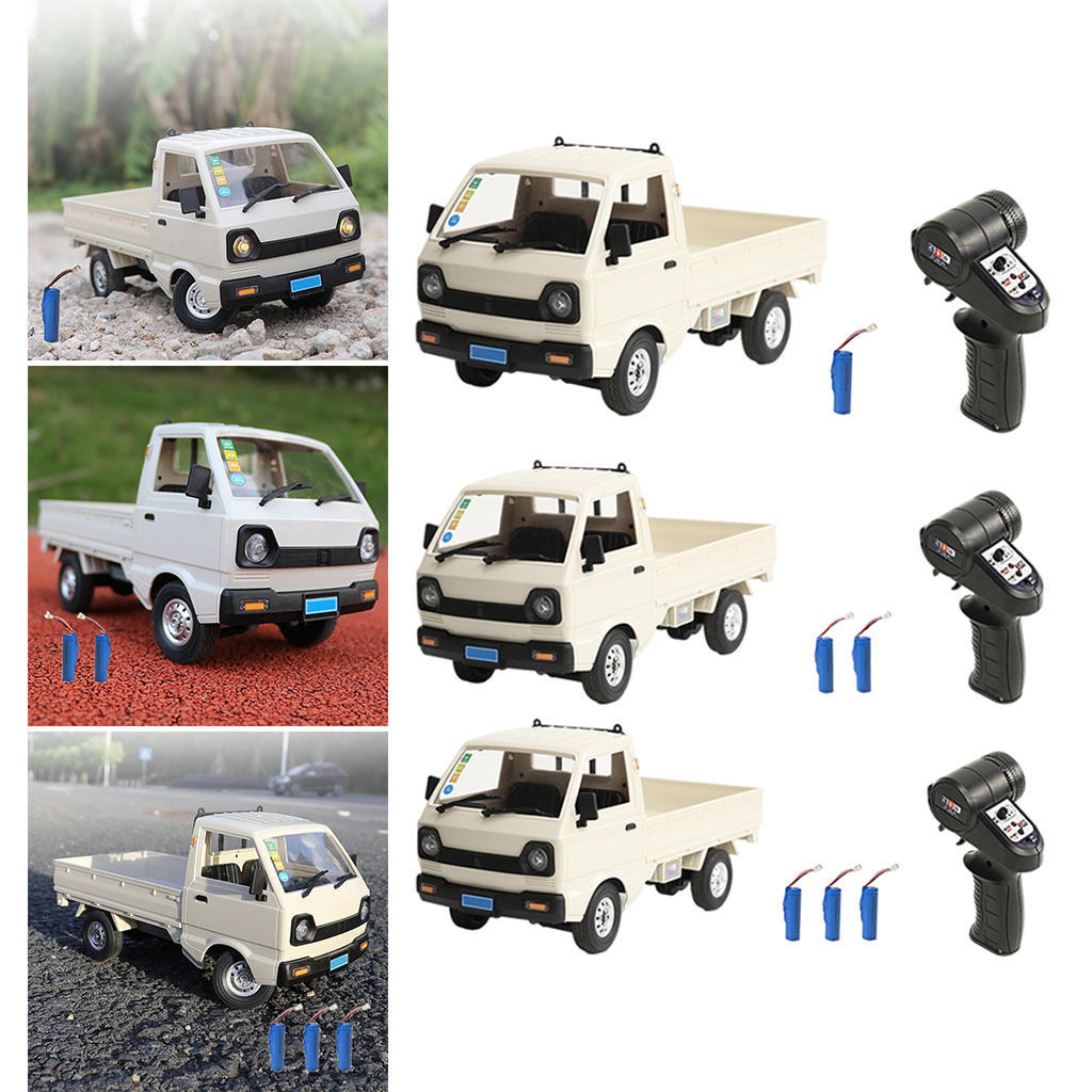 WPL D12 1/16 4WD RC รถจําลอง Drift ปีนเขารถบรรทุก LED