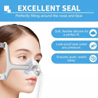 CPAP หน้ากากจมูกซิลิโคน Ventilator อุปกรณ์เสริมสําหรับ AirFit N20 เปลี่ยนเบาะ Sleep Breathing Mask