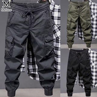 MEFEEE ส่งเร็ว 24ชม กางเกงคาร์โก้ผู้ชาย 6 พ็อกเก็ต ไซส์ใหญ่ …