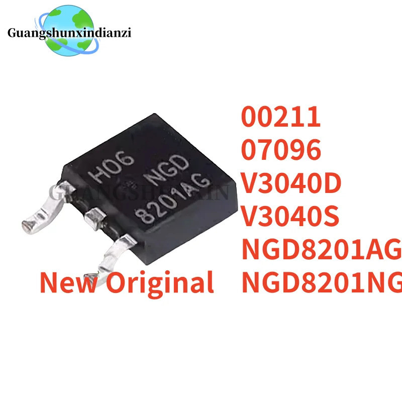 5PCS 00211 07096 V3040D V3040S NGD8201AG NGD8201NG 8201NG 8201AG TO-252 Field Effect ทรานซิสเตอร์