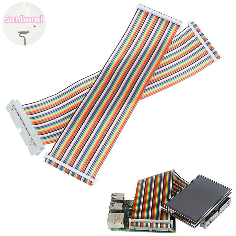 Sunborui Raspberry Pi 40 Pin GPIO สายไฟสําหรับ Raspberry Pi 4B/3B GPIO Board TH