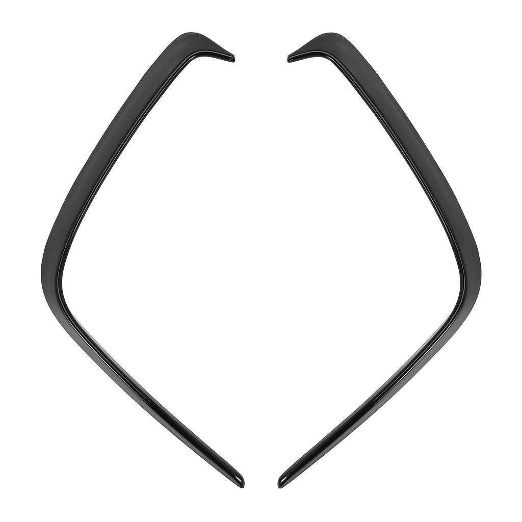 WF-Bright สีดําด้านหลังบาร์ลมมีดดัดแปลงตกแต่งภายนอกรถสติกเกอร์เหมาะสําหรับ A-Class W176 A200 A250