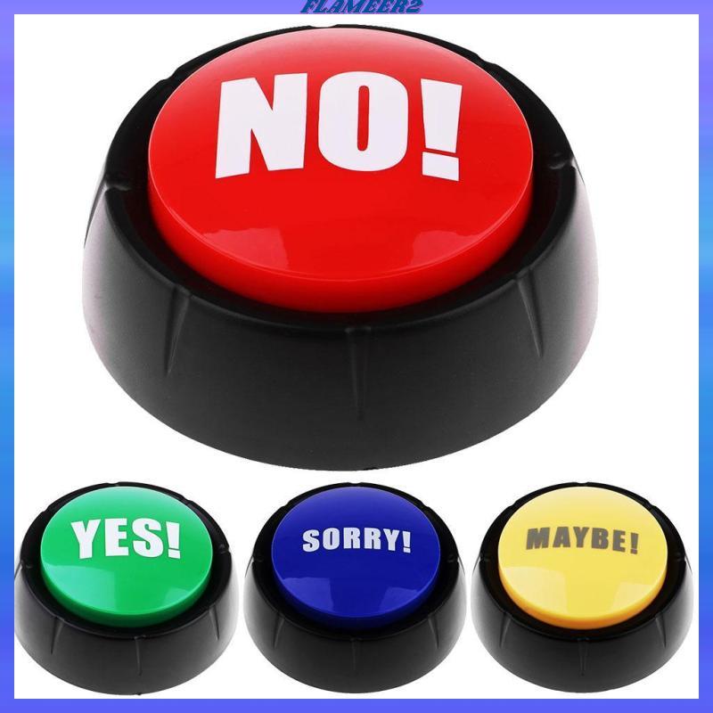 [Flameer2] Gag ปุ่มเสียงของเล่น Prank Event Party เครื่องมือคําตอบ Buzzer สําหรับเด็กเด็ก