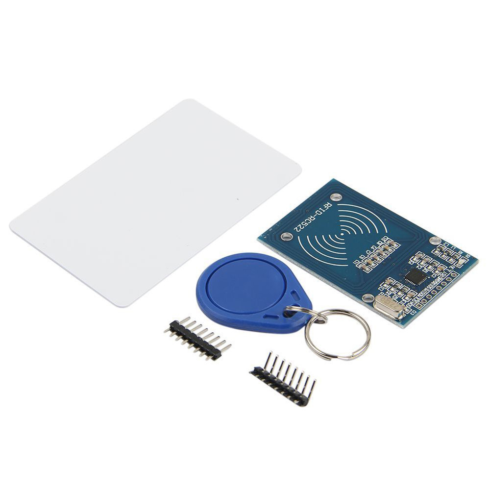 RC522 ชุดโมดูลเหนี่ยวนําการ์ด IC RFID - พร้อมพวงกุญแจและการ์ด IC