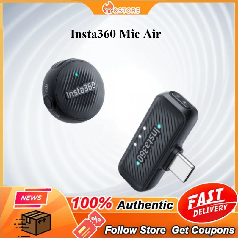 【Original New】Insta360 Mic Air Suitable For Insta360 X5 Accessories