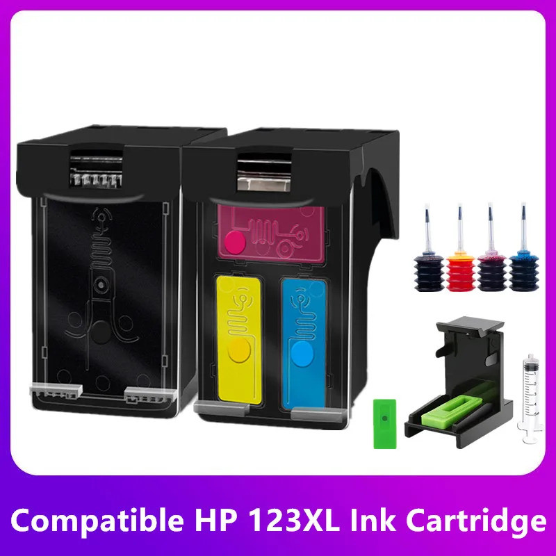 123XL สําหรับ Hp Deskjet 2620 ตลับหมึกสําหรับ Hp 123 Hp123 Deskjet 2630 2632 2130 2132 2134 Officeje
