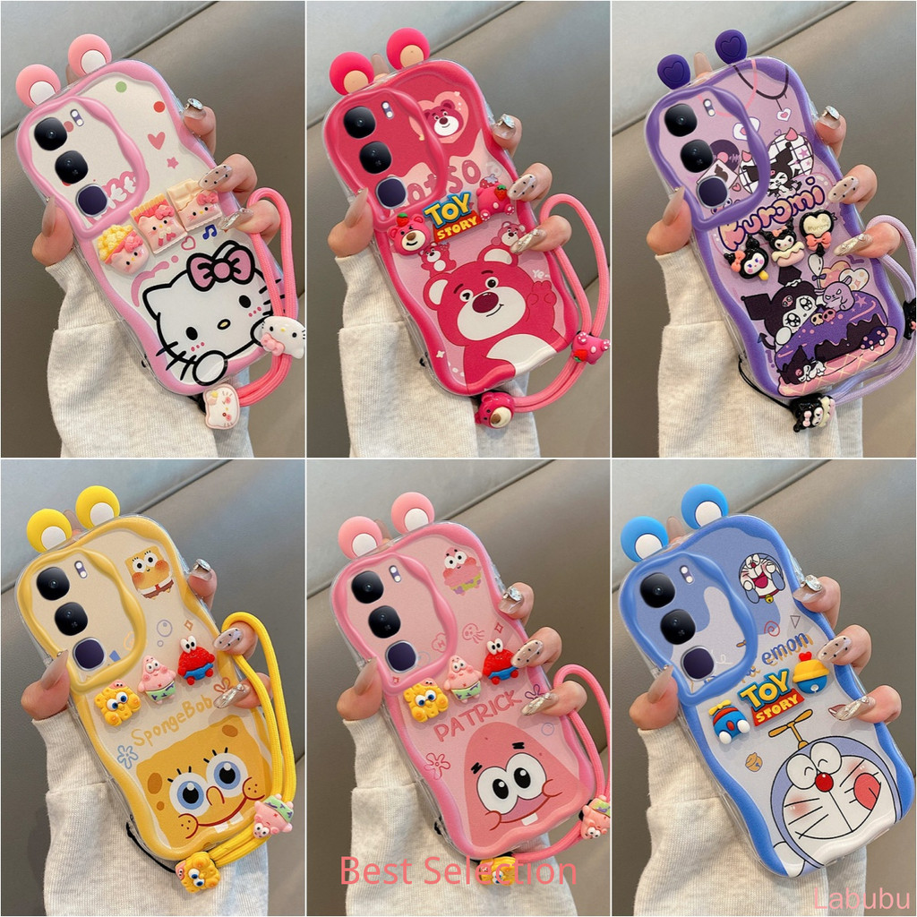 เคส VIVO Y21D ปลอกสําหรับอะนิเมะการ์ตูนซิลิโคนอ่อนนุ่มเคสโทรศัพท์TYED
