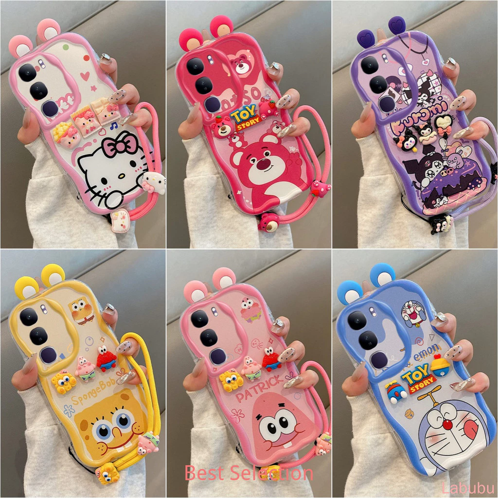 เคส VIVO Y21D ปลอกสําหรับอะนิเมะการ์ตูนซิลิโคนอ่อนนุ่มเคสโทรศัพท์TYED